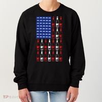 USA Patriotic Beer Bottle American Flag Women's Sweatshirt thumb 0