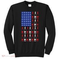 USA Patriotic Beer Bottle American Flag Sweatshirt thumb 0