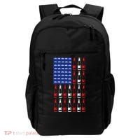 USA Patriotic Beer Bottle American Flag Backpack thumb 0