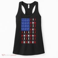 USA Patriotic Beer Bottle American Flag Women's Tank Top thumb 0