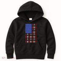 USA Patriotic Beer Bottle American Flag Kids Hoodie thumb 0