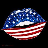 USA Patriotic Lips Of America Coffee Mug thumb 5