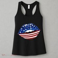 USA Patriotic Lips Of America Women's Tank Top thumb 3
