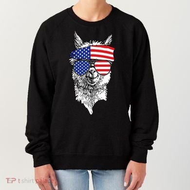 USA Patriotic Llama Women's Sweatshirt
