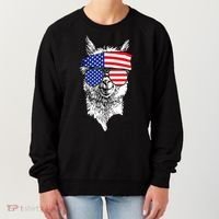 USA Patriotic Llama Women's Sweatshirt thumb 0