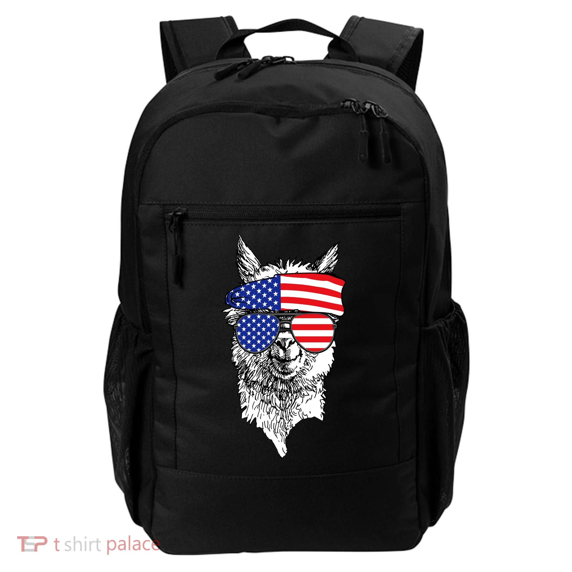 USA Patriotic Llama Backpack