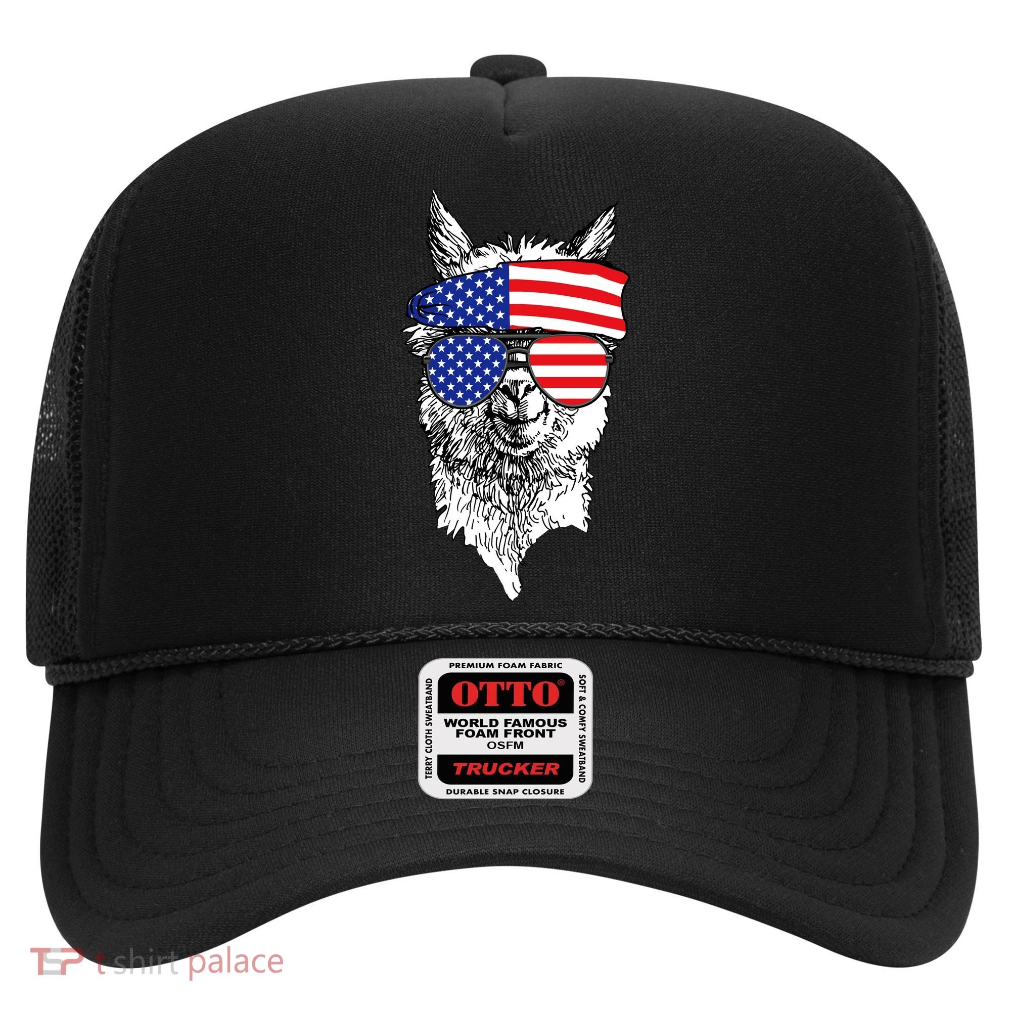 USA Patriotic Llama Hat