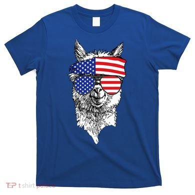 USA Patriotic Llama T-Shirt