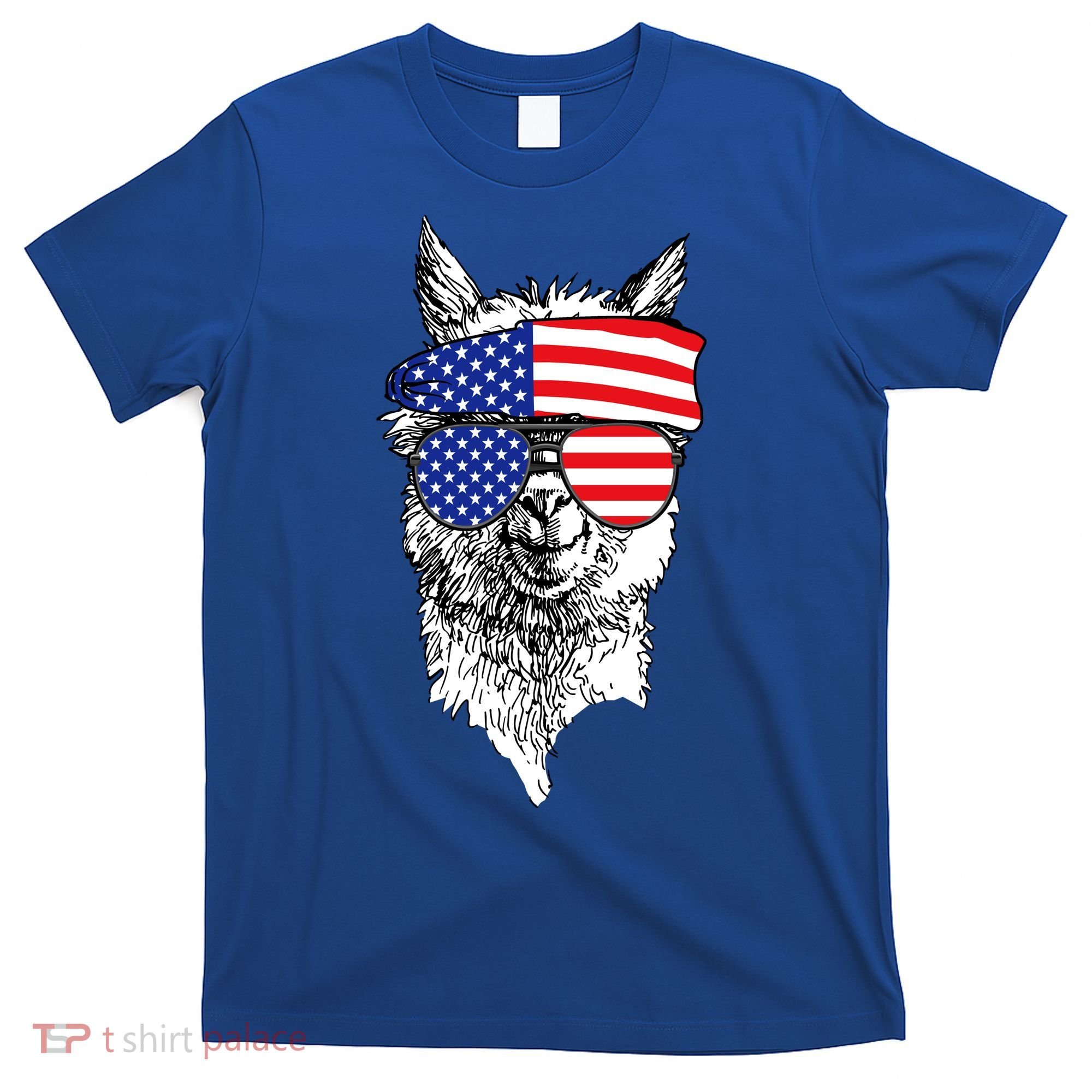 USA Patriotic Llama T-Shirt