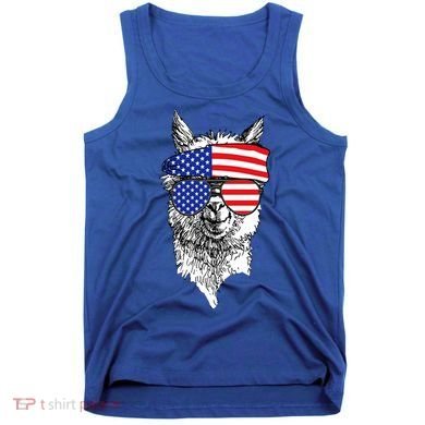 USA Patriotic Llama Tank Top