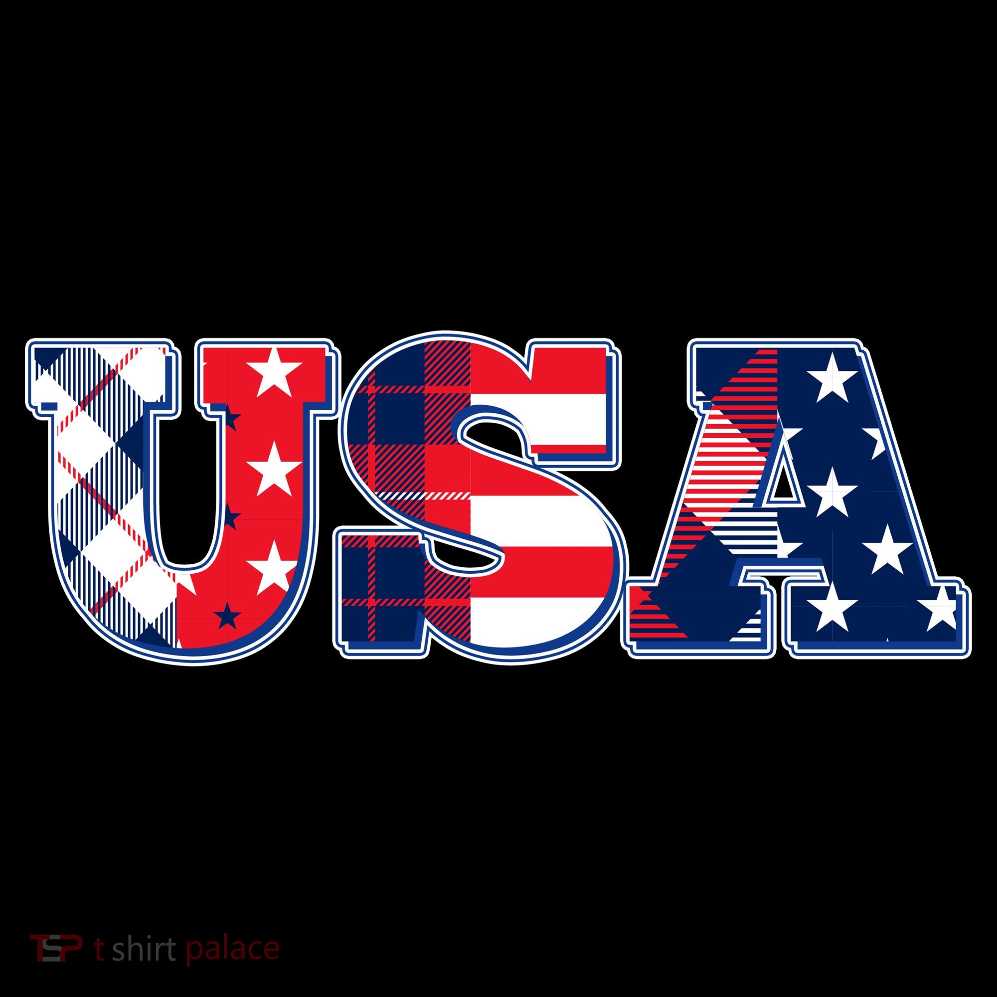 USA Patriotic Logo Star Stripes Patterns Coffee Mug