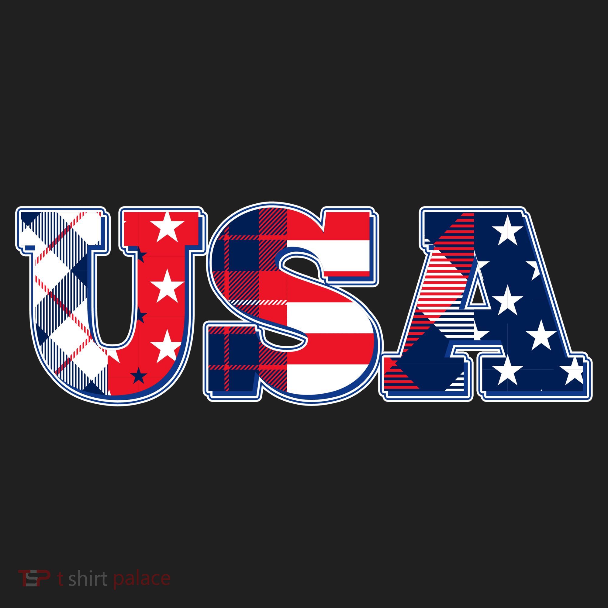 USA Patriotic Logo Star Stripes Patterns Tumbler