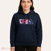 USA Patriotic Logo Star Stripes Patterns Hoodie thumb 5