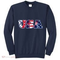 USA Patriotic Logo Star Stripes Patterns Sweatshirt thumb 0