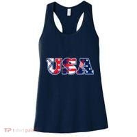 USA Patriotic Logo Star Stripes Patterns Women's Tank Top thumb 0