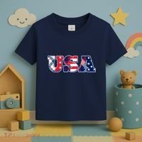 USA Patriotic Logo Star Stripes Patterns Toddler T-Shirt thumb 3