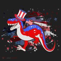 USA Patriotic Presidential Dinosaur Tumbler thumb 3