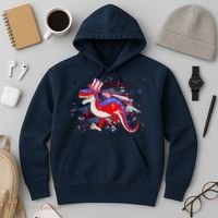 USA Patriotic Presidential Dinosaur Hoodie thumb 3