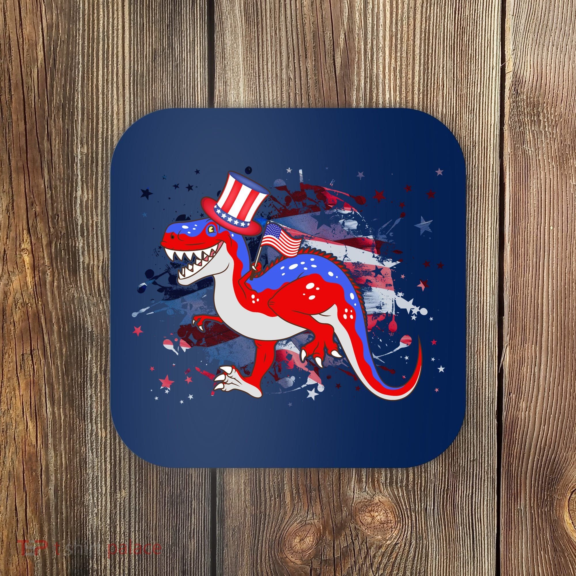 USA Patriotic Presidential Dinosaur Coaster