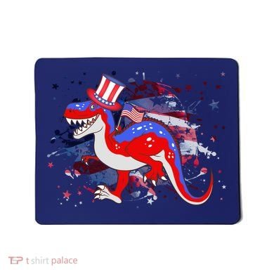 USA Patriotic Presidential Dinosaur Mousepad