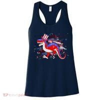USA Patriotic Presidential Dinosaur Women's Tank Top thumb 0