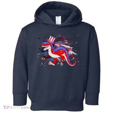 USA Patriotic Presidential Dinosaur Toddler Hoodie