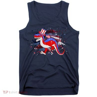 USA Patriotic Presidential Dinosaur Tank Top