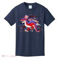 USA Patriotic Presidential Dinosaur Kids T-Shirt thumb 0