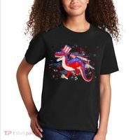 USA Patriotic Presidential Dinosaur Kids T-Shirt thumb 2