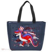 USA Patriotic Presidential Dinosaur Tote Bag thumb 0