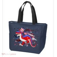 USA Patriotic Presidential Dinosaur Tote Bag thumb 3