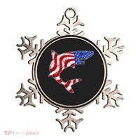 USA Patriotic Shark Ornament thumb 0