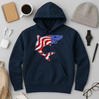 USA Patriotic Shark Hoodie thumb 3