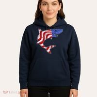 USA Patriotic Shark Hoodie thumb 5