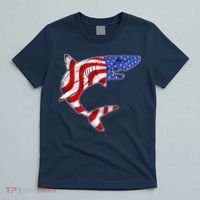 USA Patriotic Shark T-Shirt thumb 5