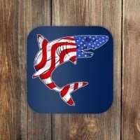 USA Patriotic Shark Coaster thumb 0