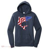 USA Patriotic Shark Women's Hoodie thumb 0