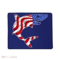 USA Patriotic Shark Mousepad thumb 0