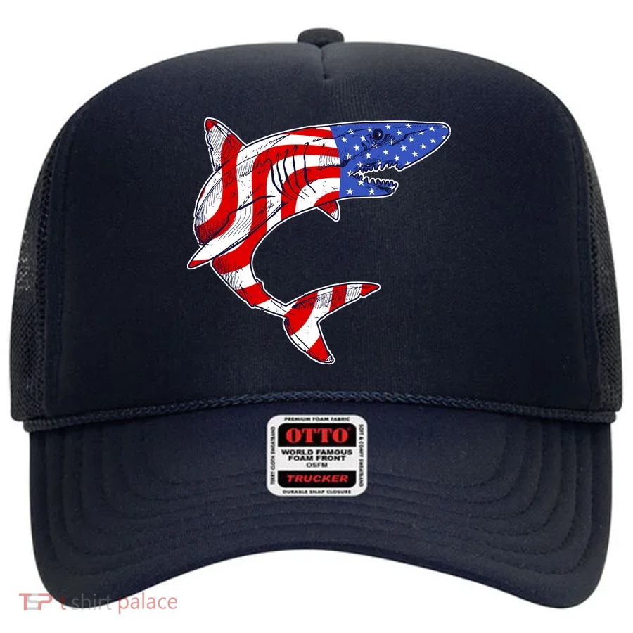 USA Patriotic Shark Hat