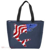 USA Patriotic Shark Tote Bag thumb 0
