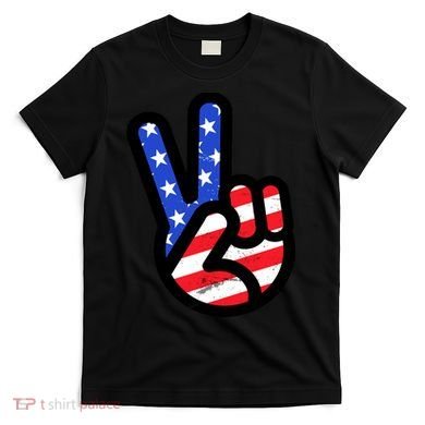 USA Peace Sign T-Shirt