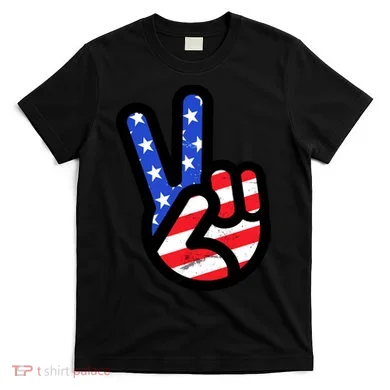 USA Peace Sign T-Shirt