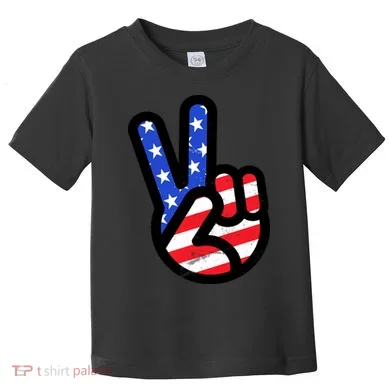 USA Peace Sign Toddler T-Shirt
