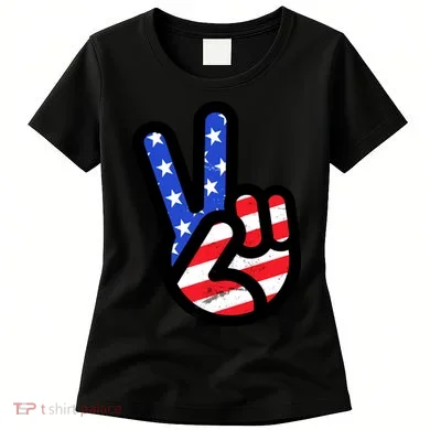 USA Peace Sign Women's T-Shirt