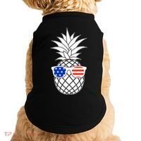 USA Pineapple With Sunglasses Doggie Tank thumb 0