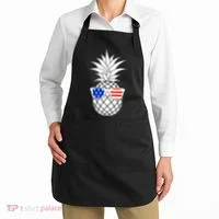 USA Pineapple With Sunglasses Apron thumb 2