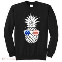 USA Pineapple With Sunglasses Sweatshirt thumb 0