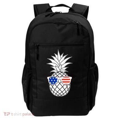 USA Pineapple With Sunglasses Backpack