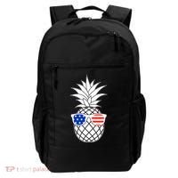 USA Pineapple With Sunglasses Backpack thumb 0