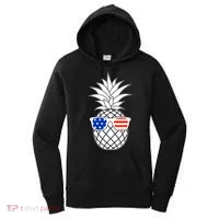 USA Pineapple With Sunglasses Women's Hoodie thumb 0